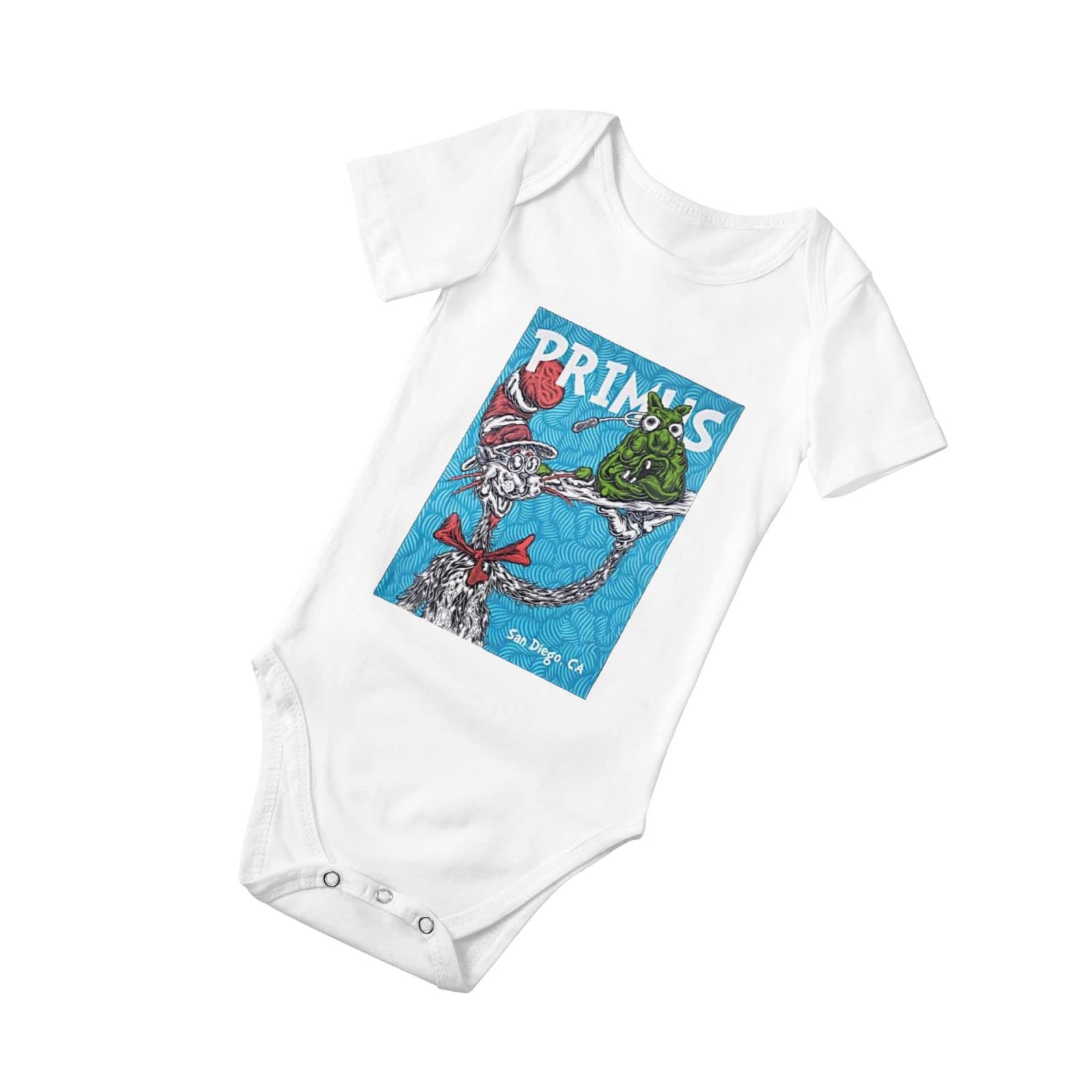 **Priimus Band Baby Onesie - Soft Cotton Unisex Newborn Romper, 3D Print Short-Sleeve Bodysuit for Boys & Girls (0-18 Months) - Perfect for Playtime, Outings & Photo Shoots**