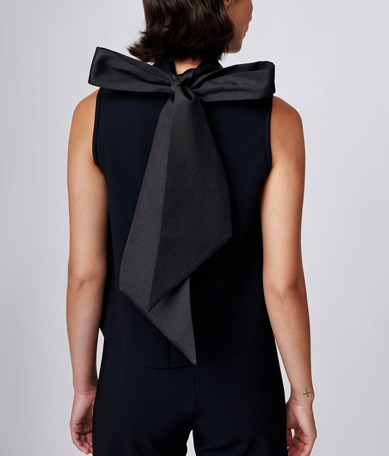 Greta Constantine Women's Quince Floral Applique Tie Detail Blouse - Elegant Party & Evening Wear for Special Occasions