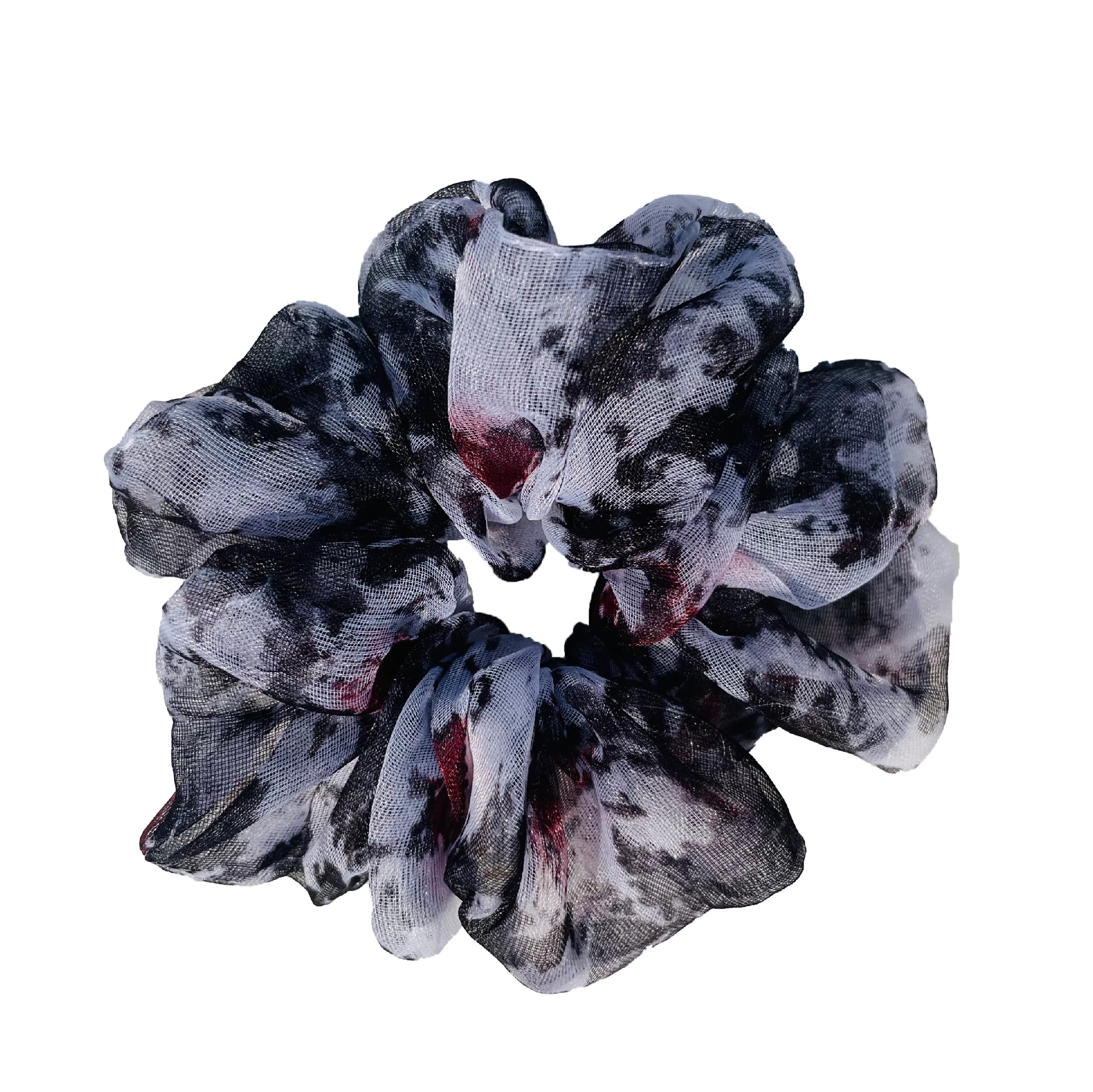 Premium Organza Scrunchies for Women & Girls - Stylish Hair Accessories Set with Colorful Luxury Hair Bands (Perfect for Everyday Wear, Parties & Gifts)