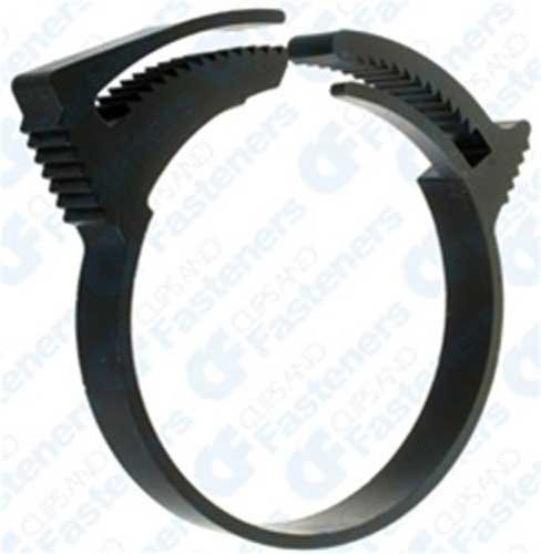 10 Pack Stainless Steel Nylon Hose Clamps 1-19/32