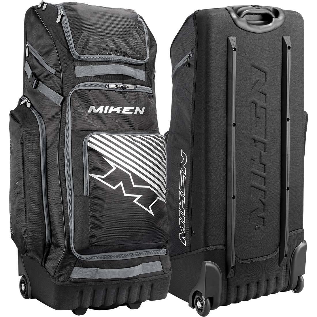 **Miken Deluxe Slowpitch Wheeled Roller Bag - M00682662 | Durable Softball Equipment for Travel & Games**    **场景使用:** Perfect for carrying bats, gloves, and gear to slowpitch softball games, tournaments, and practice sessions.