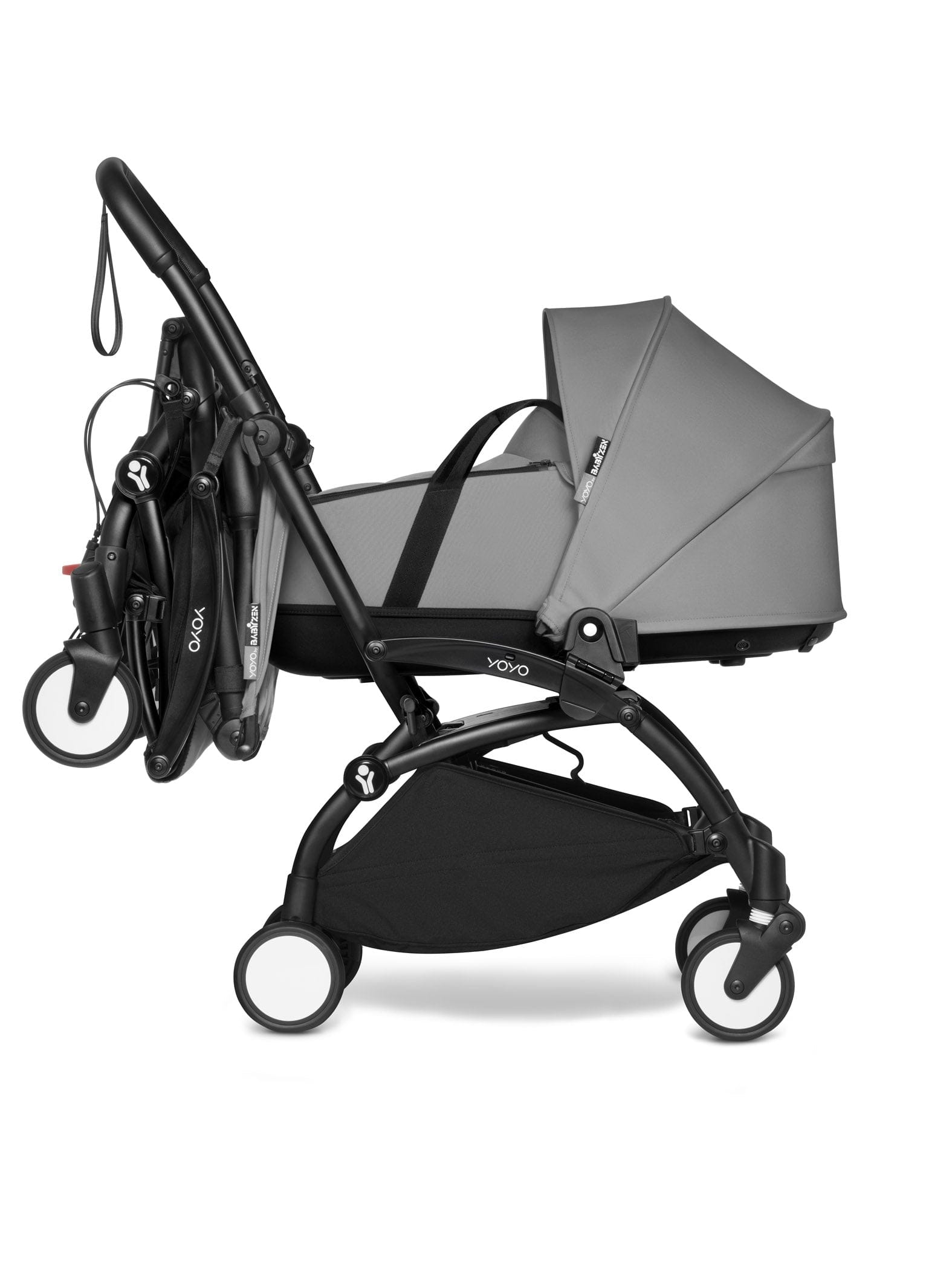 Stokke YOYO 3 Double Stroller with Bassinet & Toddler Seat - Lightweight Compact Travel Stroller for Twins or Siblings (Ages 0-4) | Perfect for City Walks, Air Travel & Everyday Use