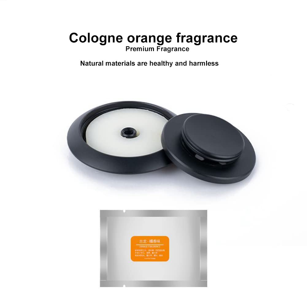 ZCargel Metal Round Car Air Freshener - Aromatherapy Fragrance Diffuser for Auto, Home & Office - Creative Interior Decor Accessory - Perfect for Gifts, Daily Commute and Workspace Refresh