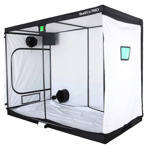 Bud Box Pro Grow Tent - 10x5x7.2ft (300x150x220cm) White Hydroponic Indoor Plant Growing Room for Cannabis, Vegetables & Herbs - Perfect for Home Gardening & Indoor Farming