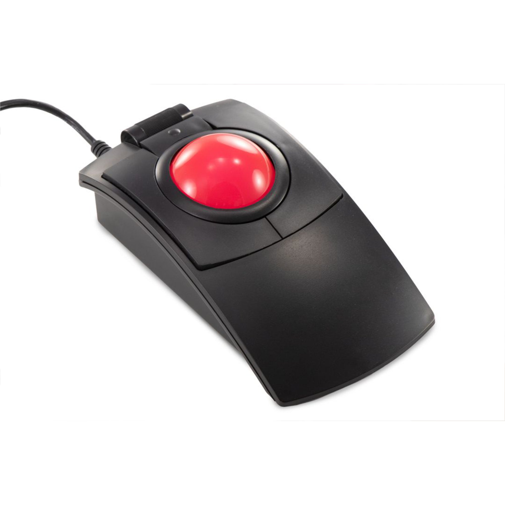 X-Keys L-Trac Red USB Trackball - Ergonomic Computer Mouse for Precision Control | Ideal for CAD, Gaming & Graphic Design