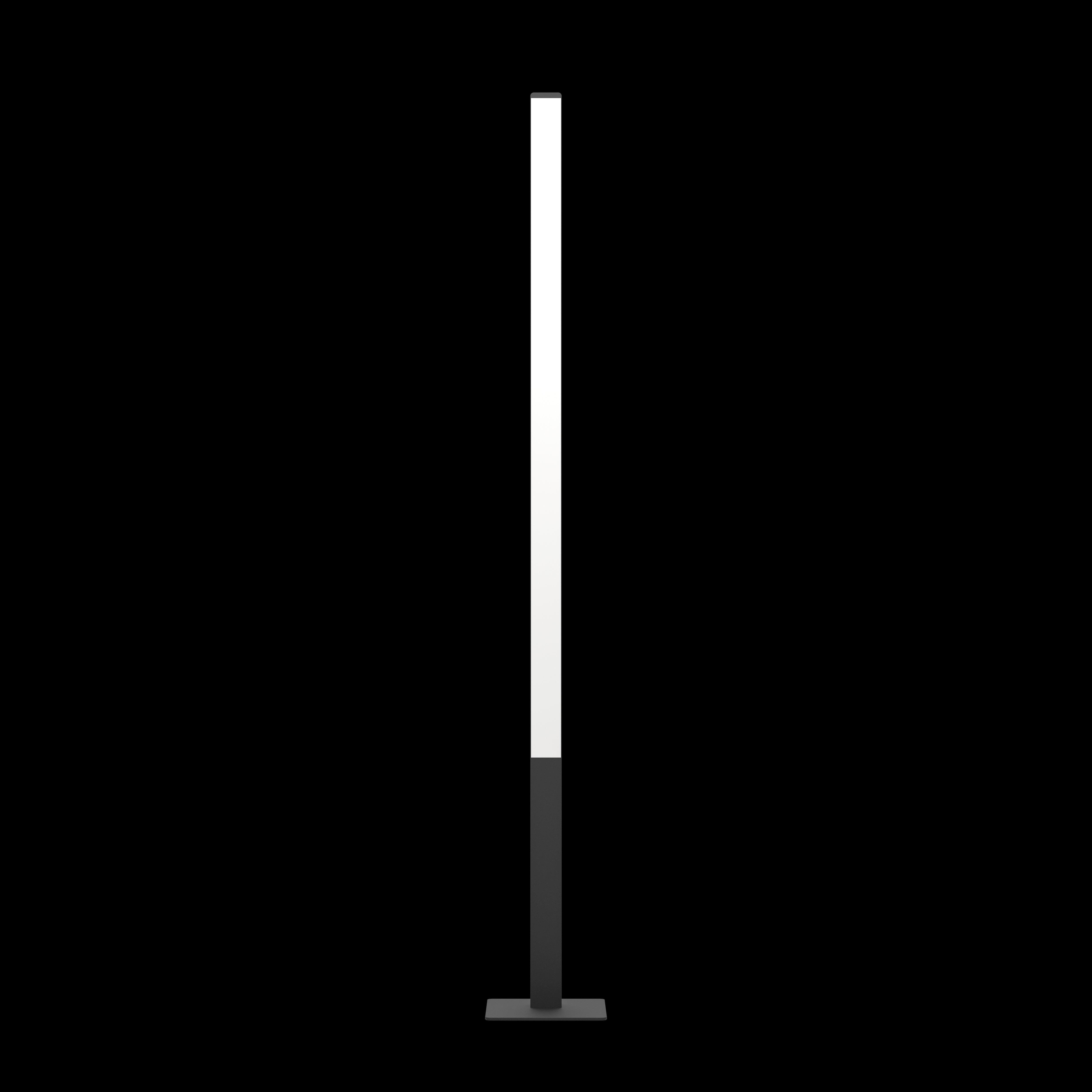 Smart LED Floor Lamp - Eglo Connect Simolaris Z, Modern Black Design for Living Room, Bedroom & Office Lighting | WiFi & App Control