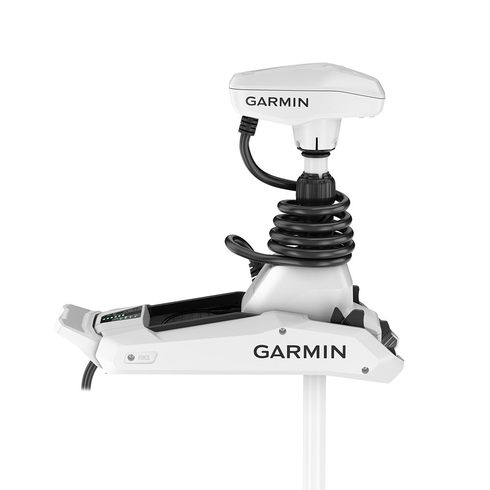 Garmin Force Kraken 75lb Thrust Trolling Motor - White | Saltwater & Freshwater Fishing | GPS-Compatible for Boats & Kayaks