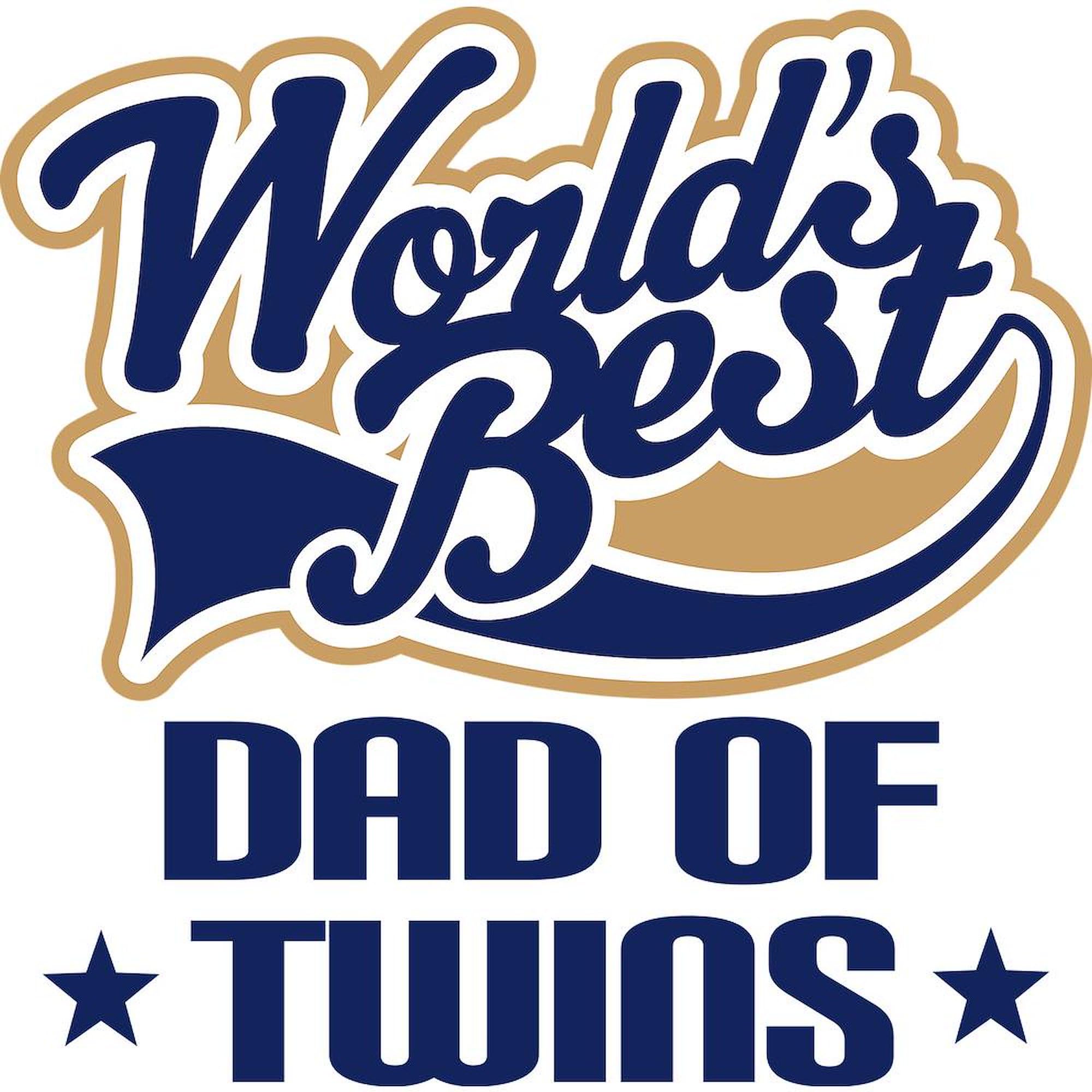 Dad Of Twins Coffee Mug - 11 oz (325 ml) Ceramic Cup for Coffee, Tea & Hot Drinks - Perfect Gift for Twin Dads, Father's Day & Office Use