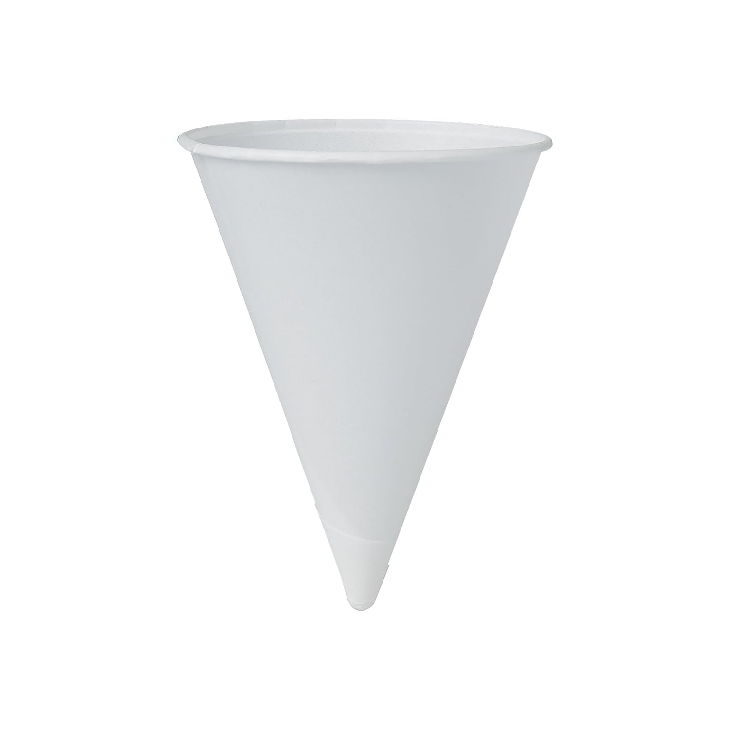 Solo Bare Eco-Friendly 4 Oz. White Cone Cold Cups - 5000/Carton (4BR-2050) | Perfect for Iced Coffee, Smoothies & Party Beverages