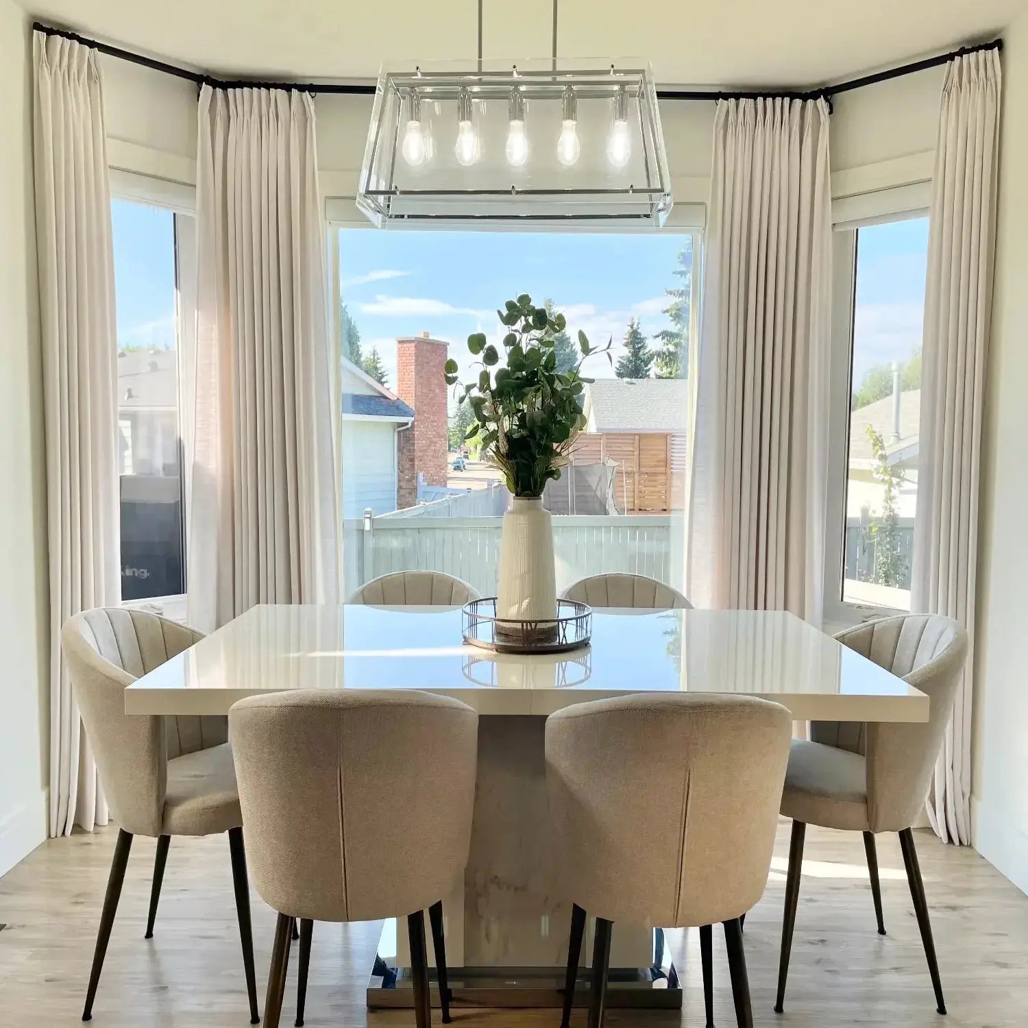 Motorized Blackout Pinch Pleat Curtains - Ready Made for Living Room & Bedroom - Noise Reduction & Light Blocking for Better Sleep
