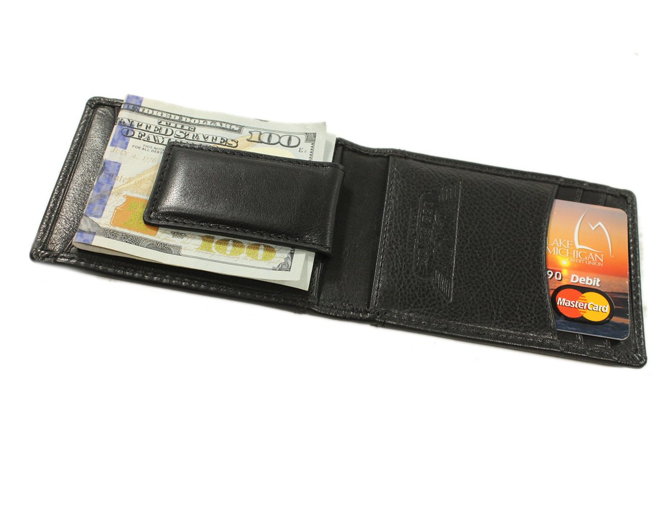 Authentic Irish Leather Money Clip & Bifold Wallet - Handcrafted Celtic Eternity Knot Design - 100% Genuine Leather Made in Ireland - Perfect for St. Patrick's Day Gifts & Irish Heritage Celebrations