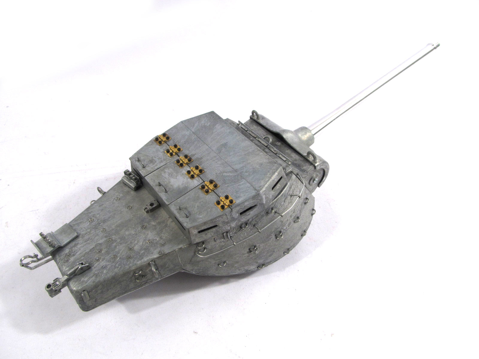 TK22 Metal Barrel Turret Cover with 5:1 Steel Bearings Gearbox - Multifunctional Upgrade Part for RC Mato 1/16 M36B1 Destroyer Radio Controlled Tank - Perfect for Military Model Enthusiasts & DIY Tank Upgrades