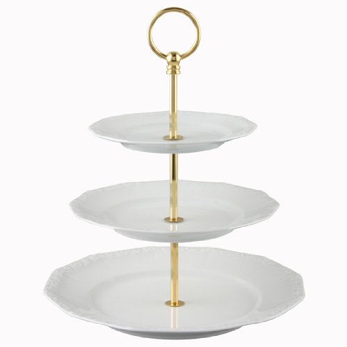 Rosenthal Maria 10430-800001-25300 White Plate Display Stand - Elegant Kitchen Shelf for Showcasing Dinnerware & Decorative Plates