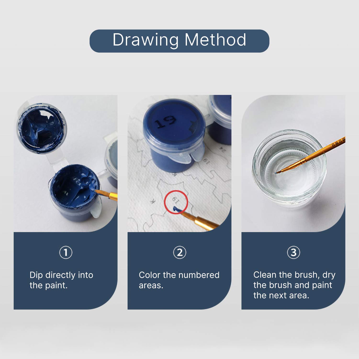 DIY Paint by Numbers Kit - Montreal Winter Street Snowfall Scene | 16