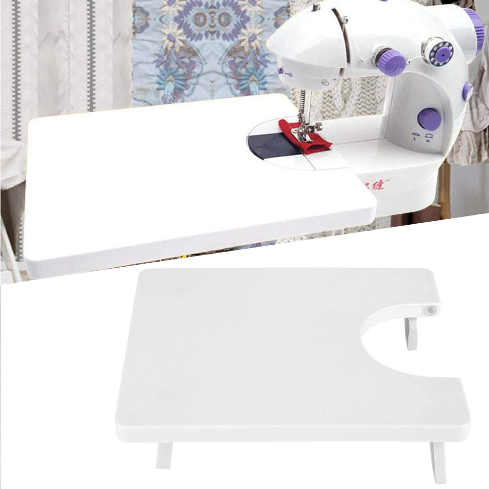 Portable Sewing Machine Table with Folding Legs - Sturdy Extension Table for Home Sewing & Crafting - Perfect for Quilting, DIY Projects & Small Space Sewing Rooms
