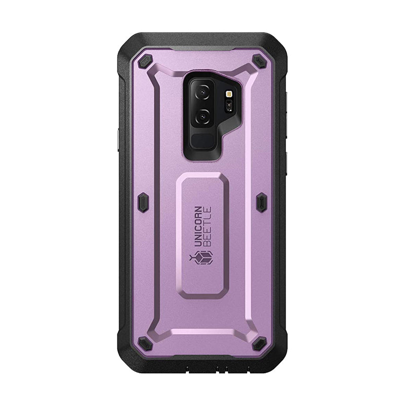 Samsung Galaxy S9 Plus Unicorn Beetle Pro Full-Body Rugged Case - Heavy Duty Protection, Shockproof & Durable Cover - Metallic Purple - Perfect for Outdoor, Work & Extreme Sports