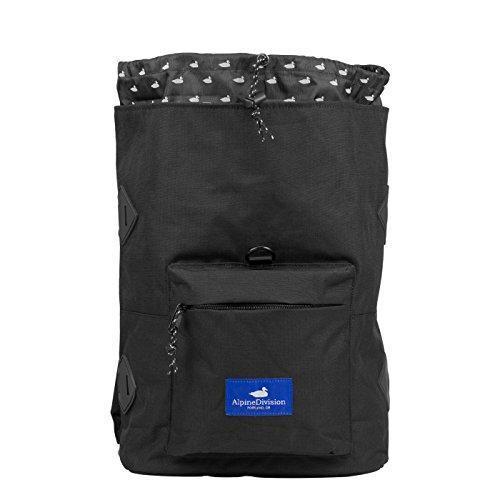 Alpine Division Rockaway Backpack - Durable Ripstop Nylon Hiking Backpack for Outdoor Adventures, Camping & Travel