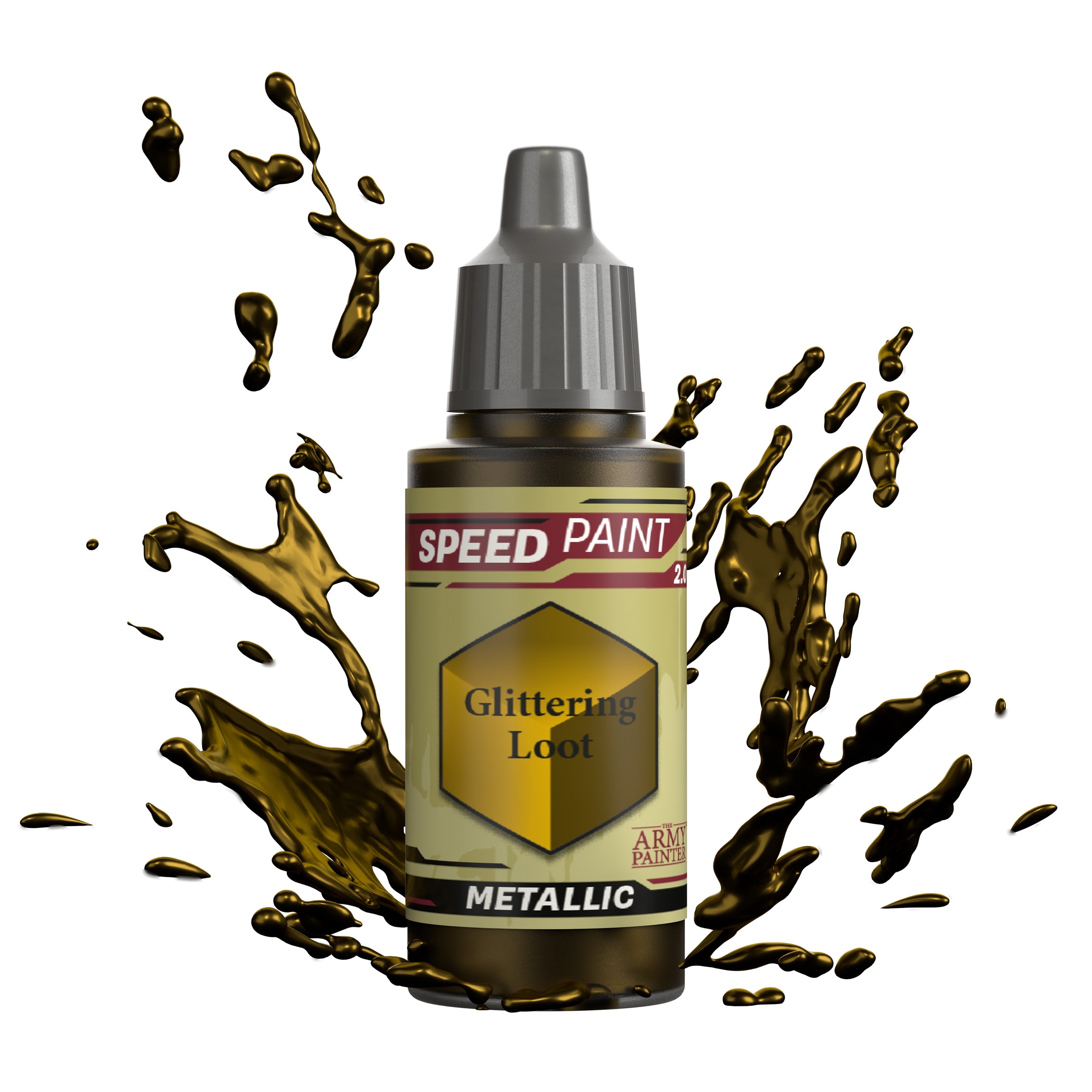 Speedpaint: Glittering Loot - Premium Metallic Acrylic Paint Set for Miniatures & Tabletop Gaming - Perfect for Warhammer, D&D, and Model Painting
