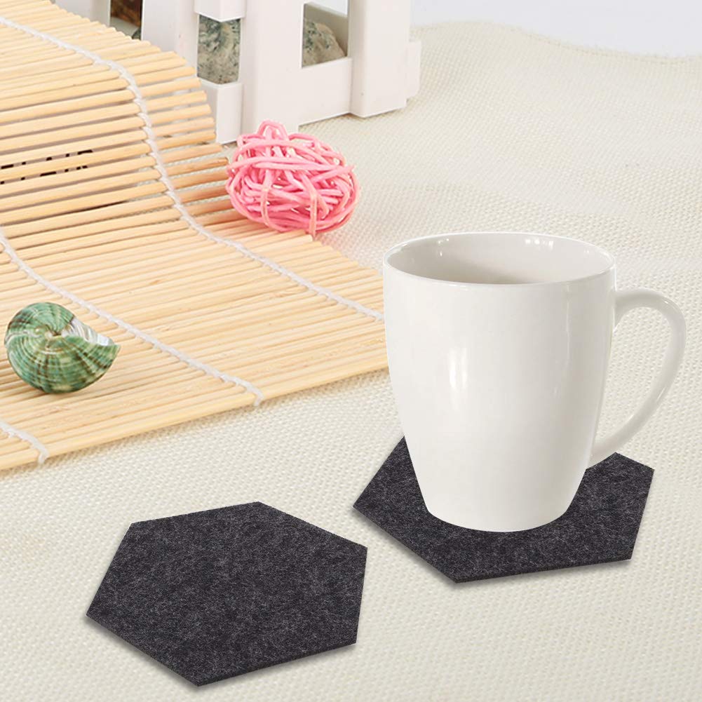 10-Pack Premium Cup Coasters Set - Absorbent Beer & Coffee Coasters for Bar, Restaurant, Tea, and Drink Mats - Perfect for Home, Office, and Party Use