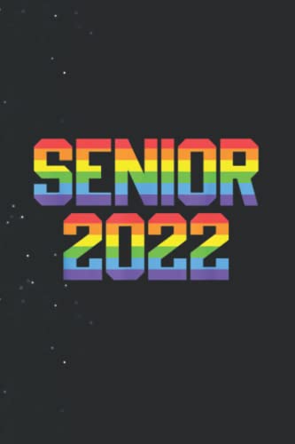 Rainbow LGBT Pride Senior 2022 Graduation Notebook - College Ruled 6