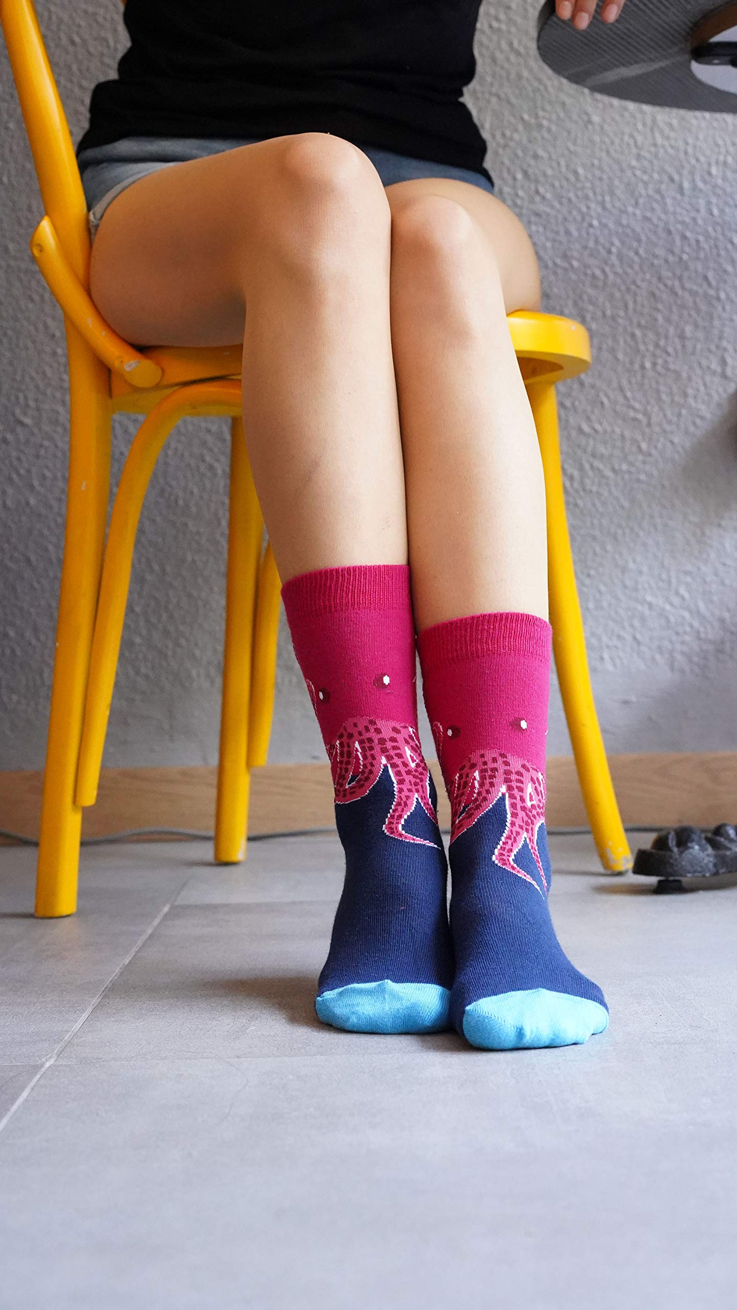 Women's Funny Novelty Crew Socks 5-Pack - Cute Crazy Socks Gift Box for Girls | Perfect for Gifts, Costumes & Everyday Wear