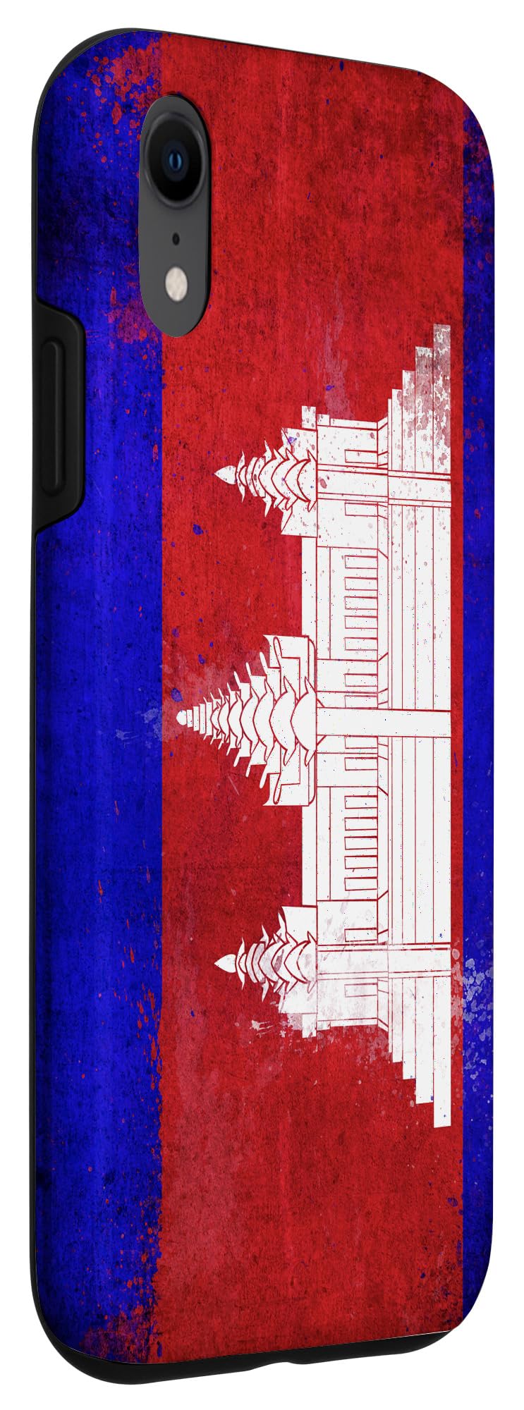 iPhone XR Case with Cambodia Flag Design - Cambodian Pride Gift - Durable Protective Cover for Travel, Daily Use & Special Occasions