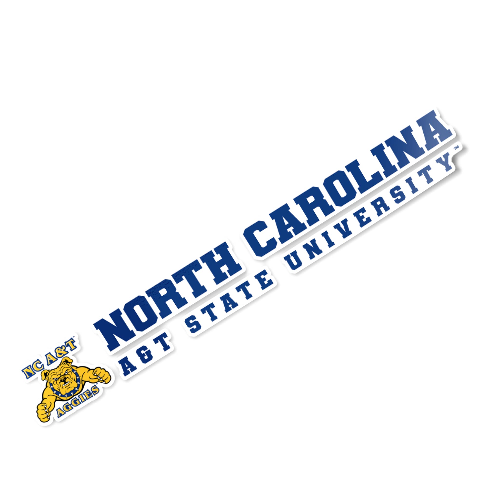 North Carolina A&T State University HBCU Aggies Desert Cactus Logo Vinyl Decal - 8 Inch Sticker for Laptop, Water Bottle, Car & Scrapbook | School Spirit, College Pride, Dorm Decor