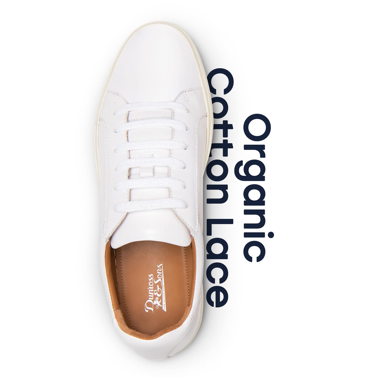 Dunross & Sons Men's Sneakers - Stylish Lace-Up & Slip-On Casual Shoes | Comfortable Leather Walking Shoes for Men | Perfect for Work, Travel & Everyday Wear