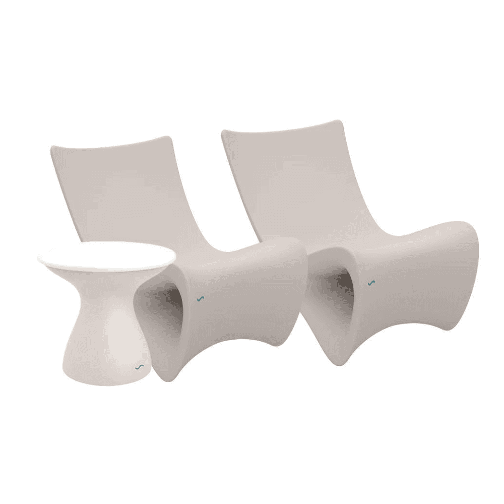 Boxhill Bundles: Classic Luxury Pool Chairs Set of 2 - Perfect for Backyard, Beach & Resort Relaxation