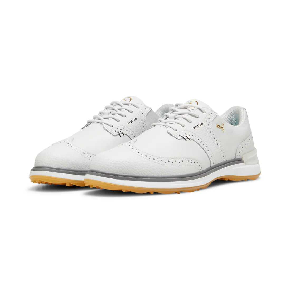 Puma Avant Wingtip Dress Shoes for Men - Gray/Slate Gray - Comfortable & Stylish Oxfords for Business, Office & Formal Occasions
