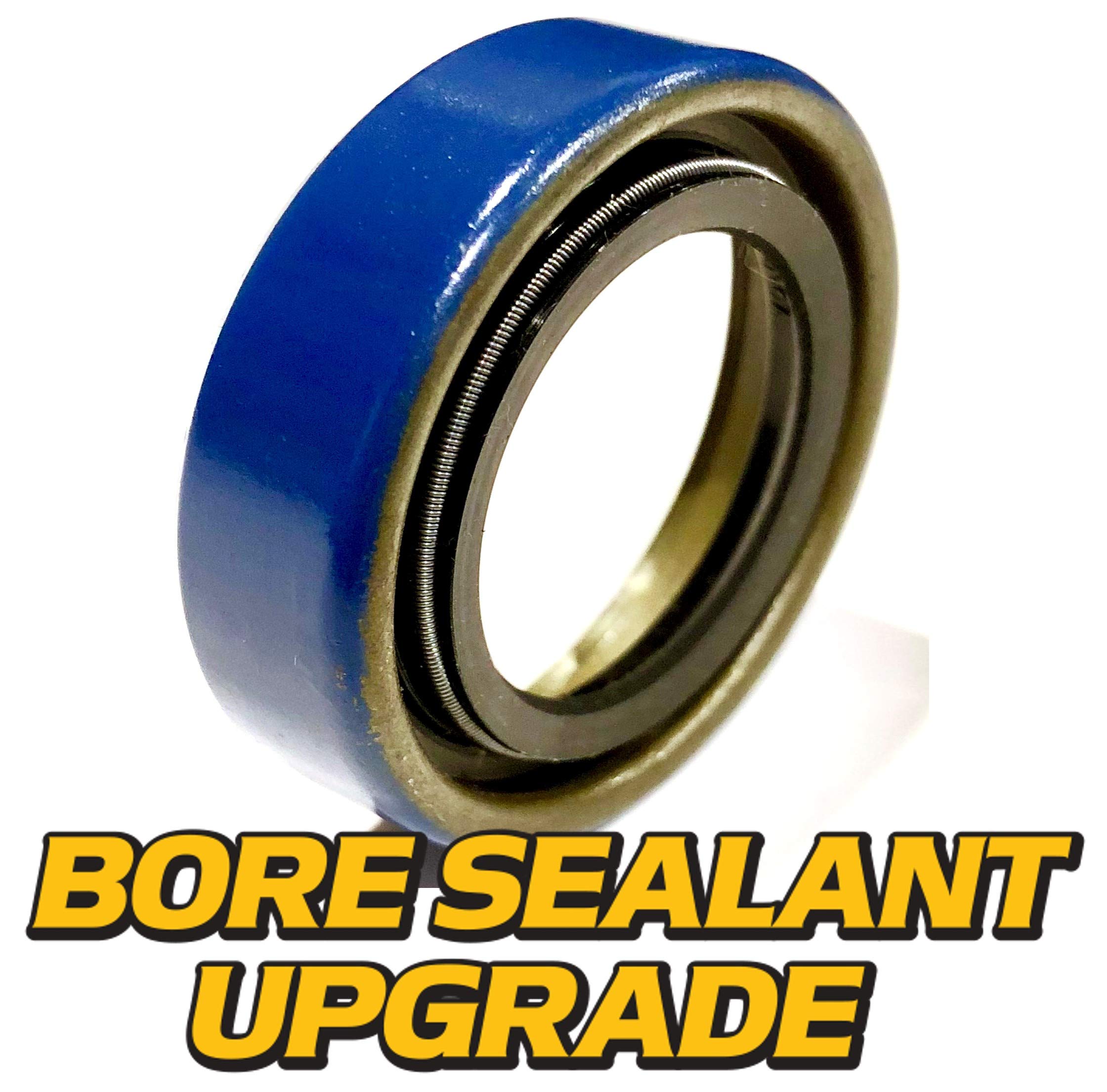4-Piece HD Switch Front Wheel Bearing Rebuild Kit - Replacement for Scag 482621 with Upgraded Seals | Perfect for Lawn Mower & Outdoor Equipment Maintenance