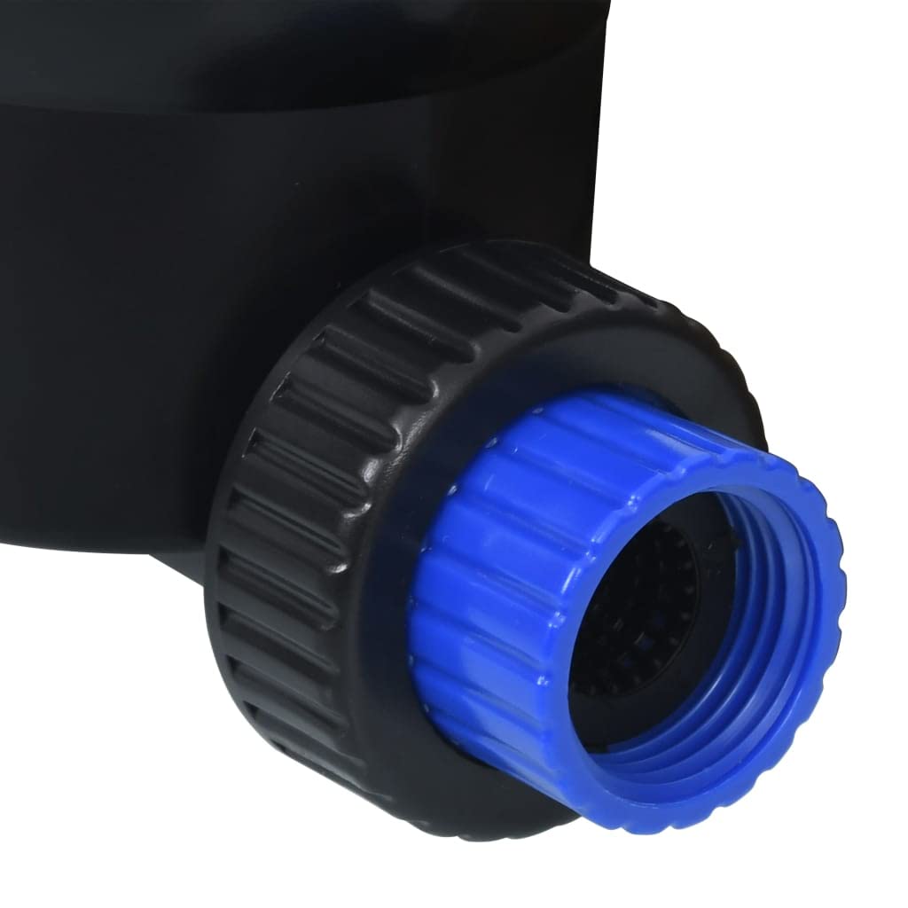 CHARMMA Single Outlet Water Timer with Ball Valves - Black (0.33KG) - Automatic Garden Irrigation System for Lawn, Plants & Outdoor Watering