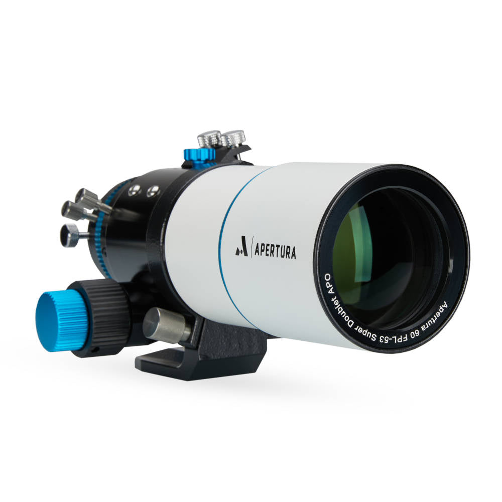 Apertura 60mm f/6 FPL 53 Doublet Refractor Telescope with Field Flattener Kit - 60EDR KIT for Astrophotography & Stargazing