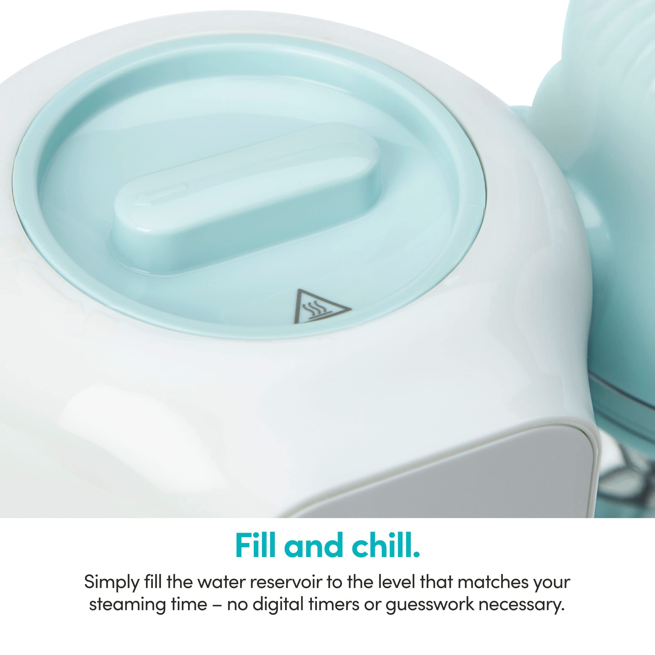 Nutribullet Baby Food Maker - 2-in-1 Steamer and Blender for Homemade Baby Food | White & Blue | Compact Size 10.63 x 7.21 x 7.56 inches | Perfect for Making Fresh Purees, Steaming Vegetables & Preparing Healthy Meals for Infants