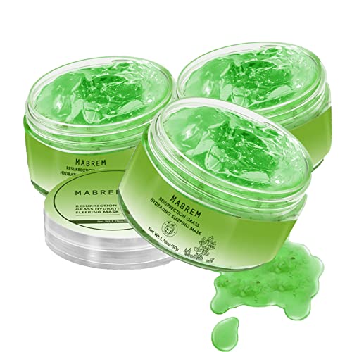 Whitening & Hydrating Overnight Sleeping Mask - Deep Nourishing Repair for All Skin Types (2 Pack) | Perfect for Nighttime Skincare Routine & Travel Essentials