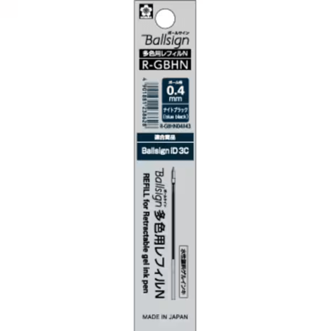 Ballsign Ink Refill R GBHN04 / SAKURA - Premium Ballpoint Pen Refill for Smooth Writing - Perfect for Office, School & Daily Use