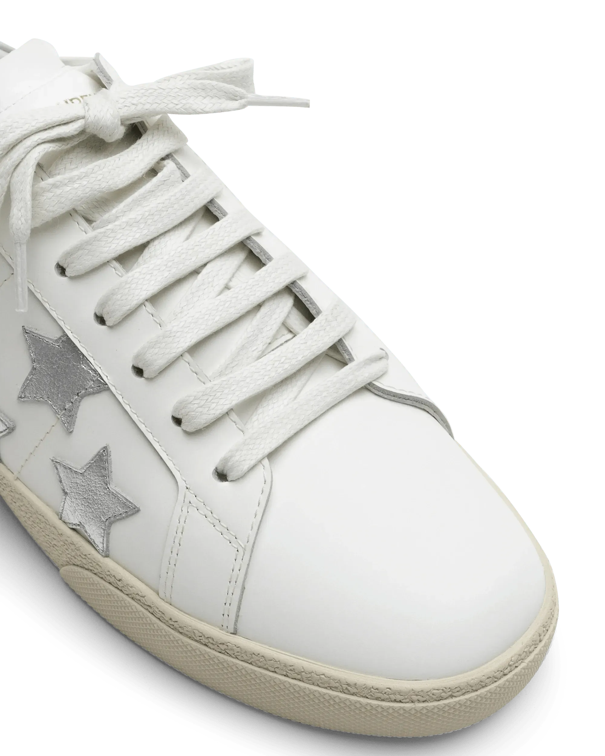 Metallic Stars Court Sneakers for Women - Fashionable Retro Tennis Shoes with Comfortable Cushioning - Perfect for Casual Wear, Gym, and Street Style