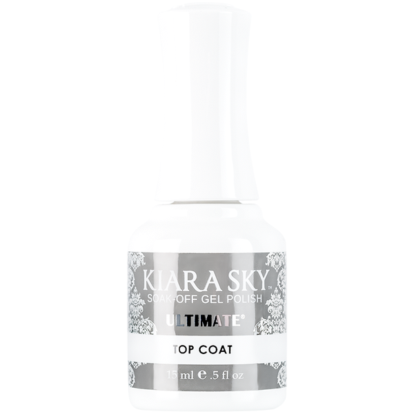 KIARASKY ULTIMATE TOP COAT - Long-Lasting Nail Polish Sealer & Glossy Finish - Perfect for Manicures, Pedicures & Professional Nail Salons