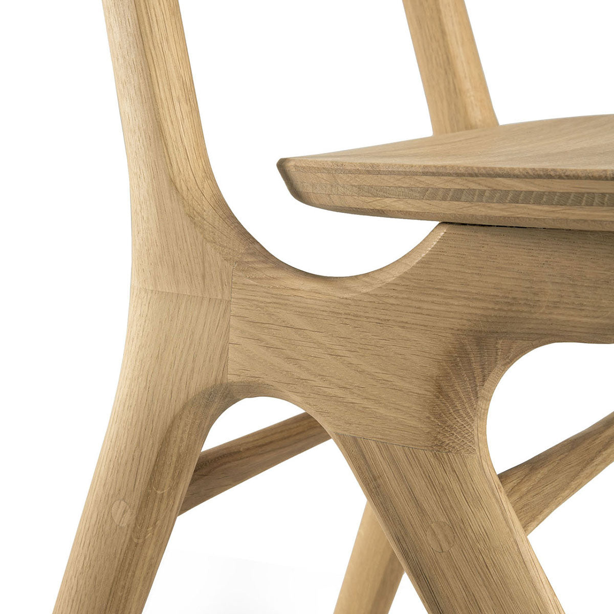 Modern Eye Dining Chair - Mid-Century Style Wooden Accent Chair for Kitchen, Dining Room & Office - Comfortable & Stylish Home Decor