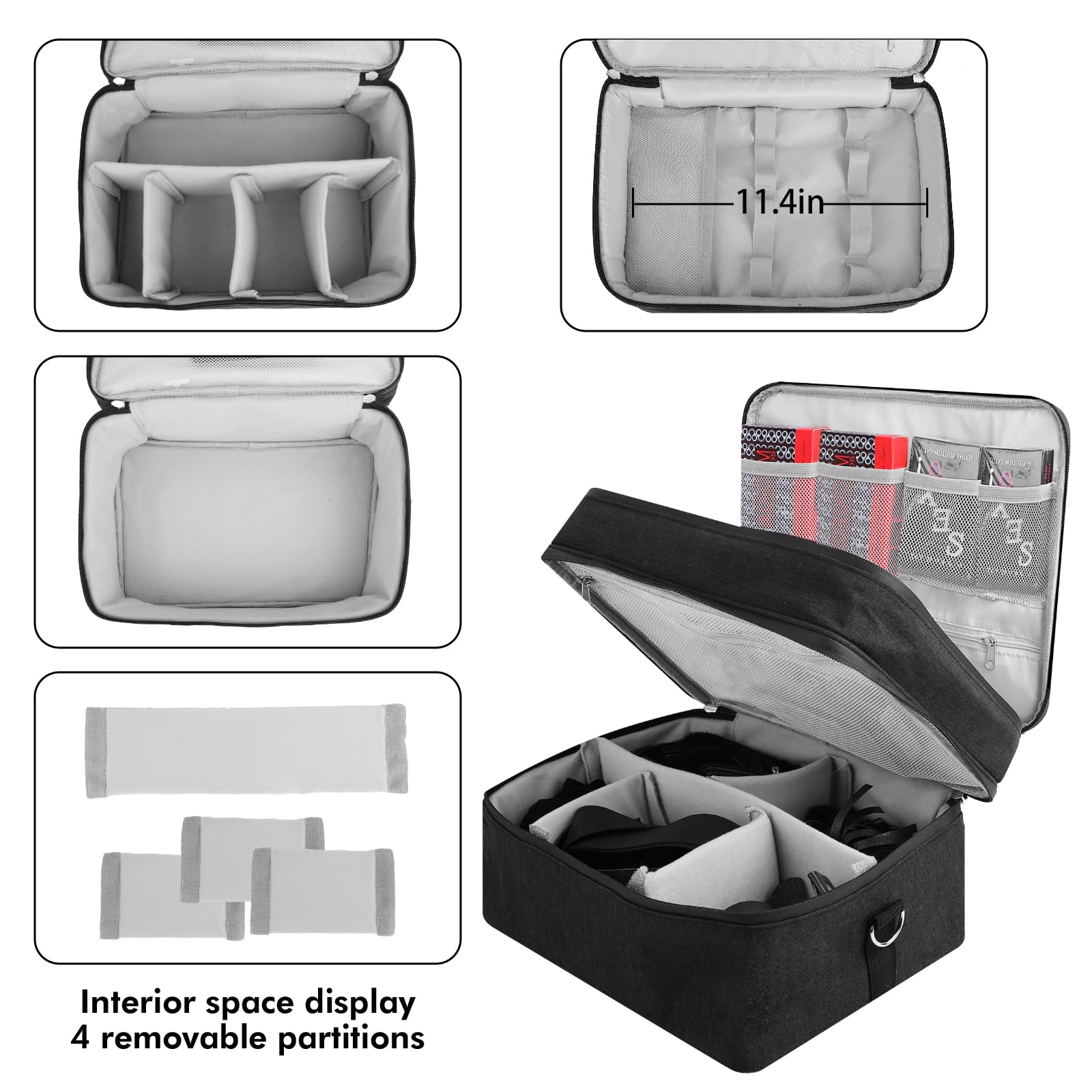 **Large Toy Storage Bags with Lock - Durable Toy Organizer Box for Kids Toys, Travel & Game Storage - Perfect for Home, Nursery, Playroom & Car Organization**