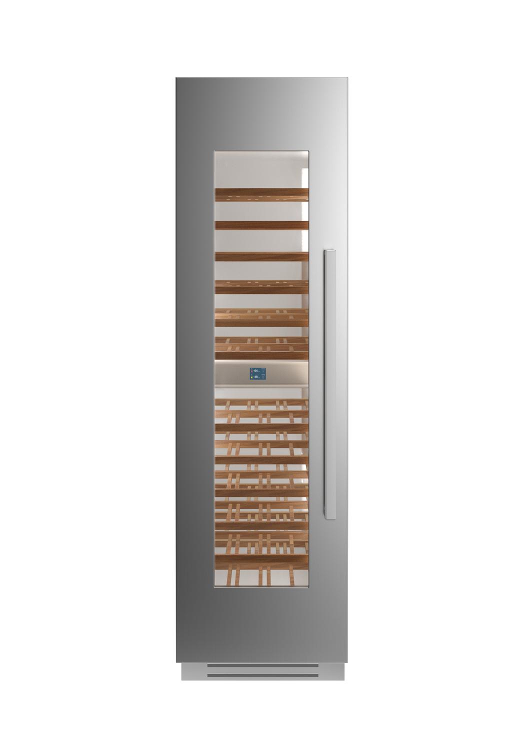 Bertazzoni REF24WCPIXL23 24-Inch Built-In Wine Cellar Column Refrigerator - Stainless Steel, Left Hinge Door - Perfect for Home Bars, Kitchens & Wine Cellars