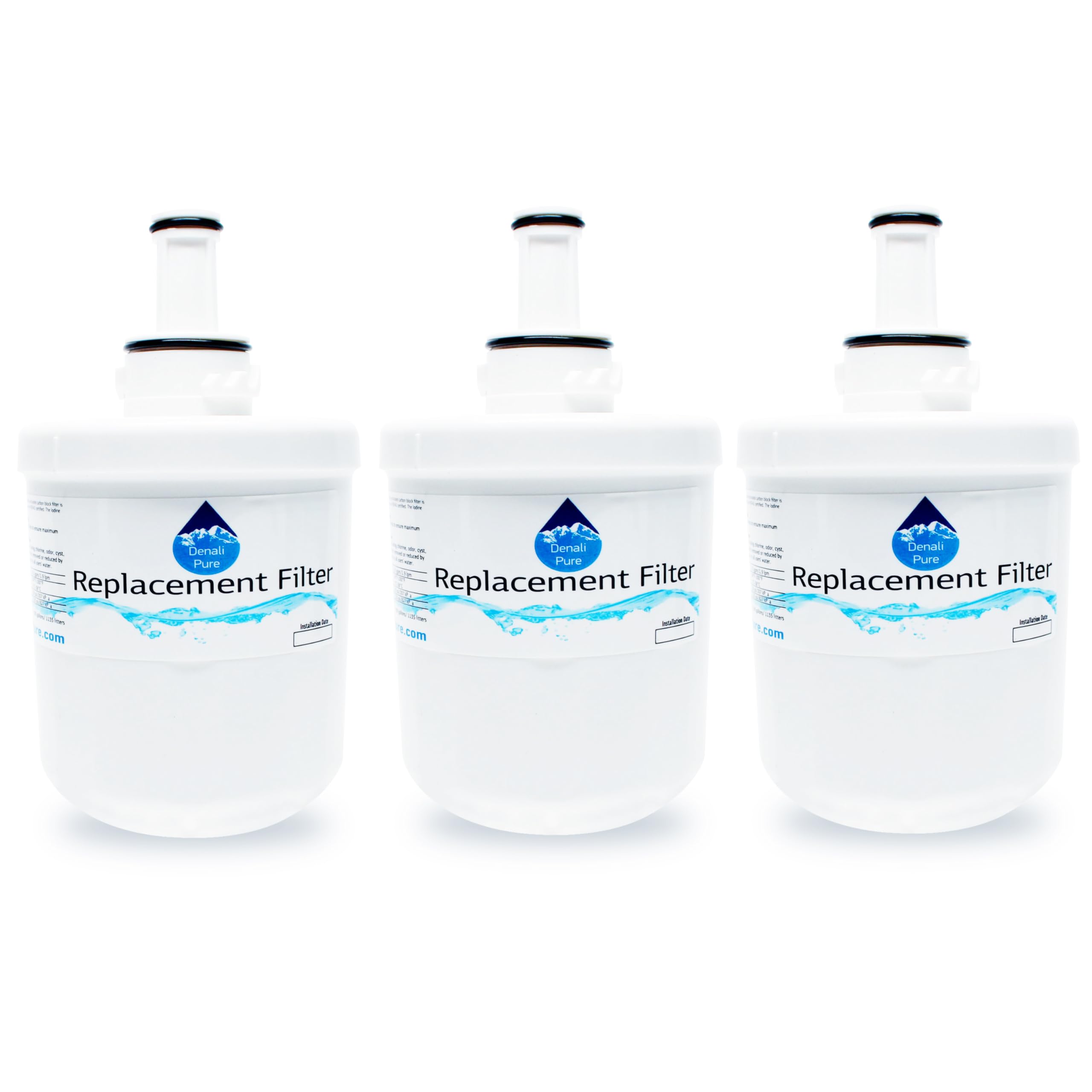 3-Pack Samsung DA29-0003B Refrigerator Water Filter Replacement - Compatible with Samsung Fridge Water Filter Cartridge | Clean & Safe Drinking Water for Home & Office