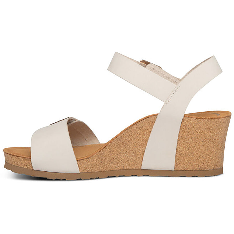 Aetrex Lexa Wedge Women's Comfort Sandals - Arch Support & Cushioning for All-Day Wear | Perfect for Walking, Travel & Casual Outfits