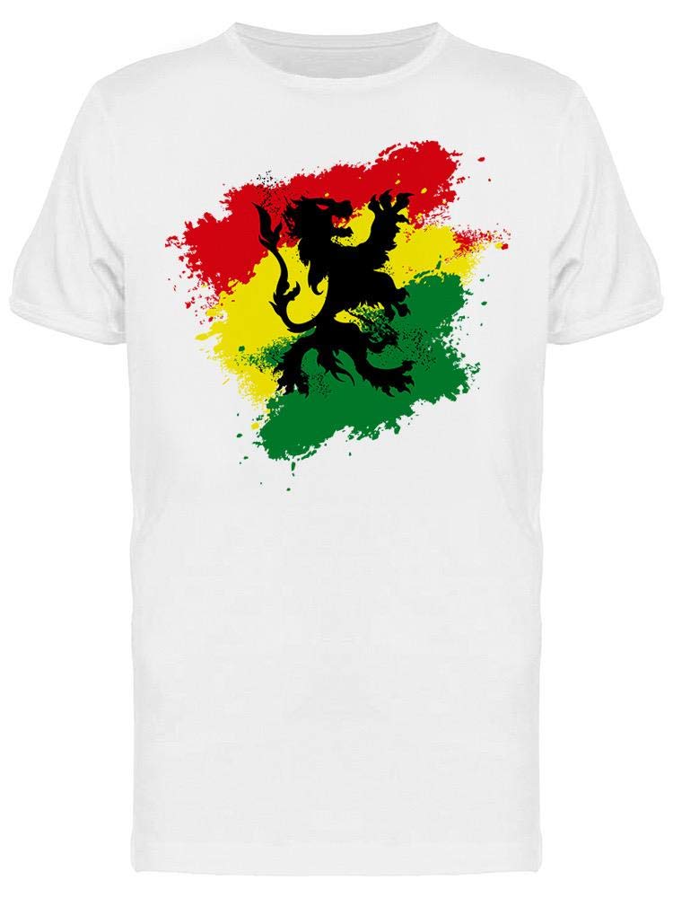 Smartprints Rastafarian Lion Graphic T-Shirt for Men - Premium Cotton Streetwear for Casual Wear & Festival Outfits