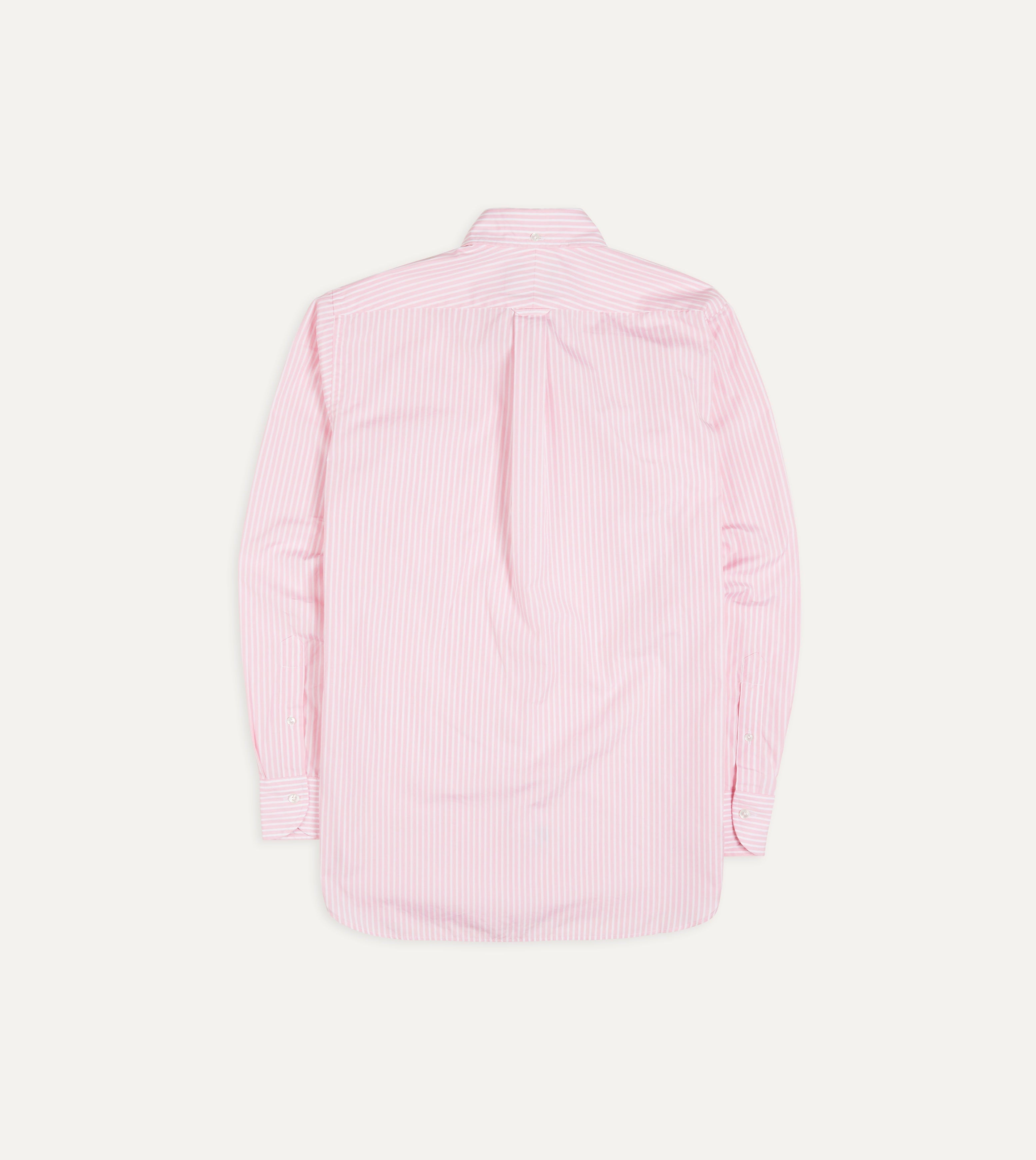 Stylish Pink Bengal Stripe Cotton Poplin Button Down Shirt for Women | Casual & Office Wear | Breathable Comfort Shirt for Summer