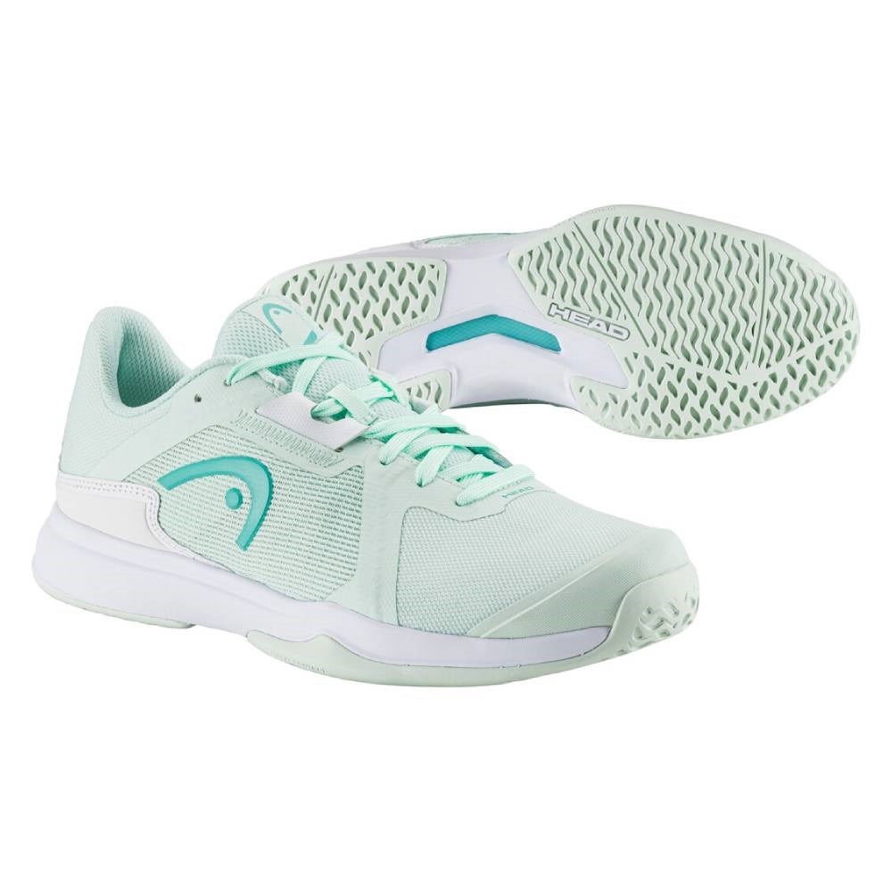 Head Sprint Team 3.5 Women's Tennis Shoes - Lightweight Performance Court Shoes for Women (Green/White) - Perfect for Tennis, Pickleball & Casual Wear