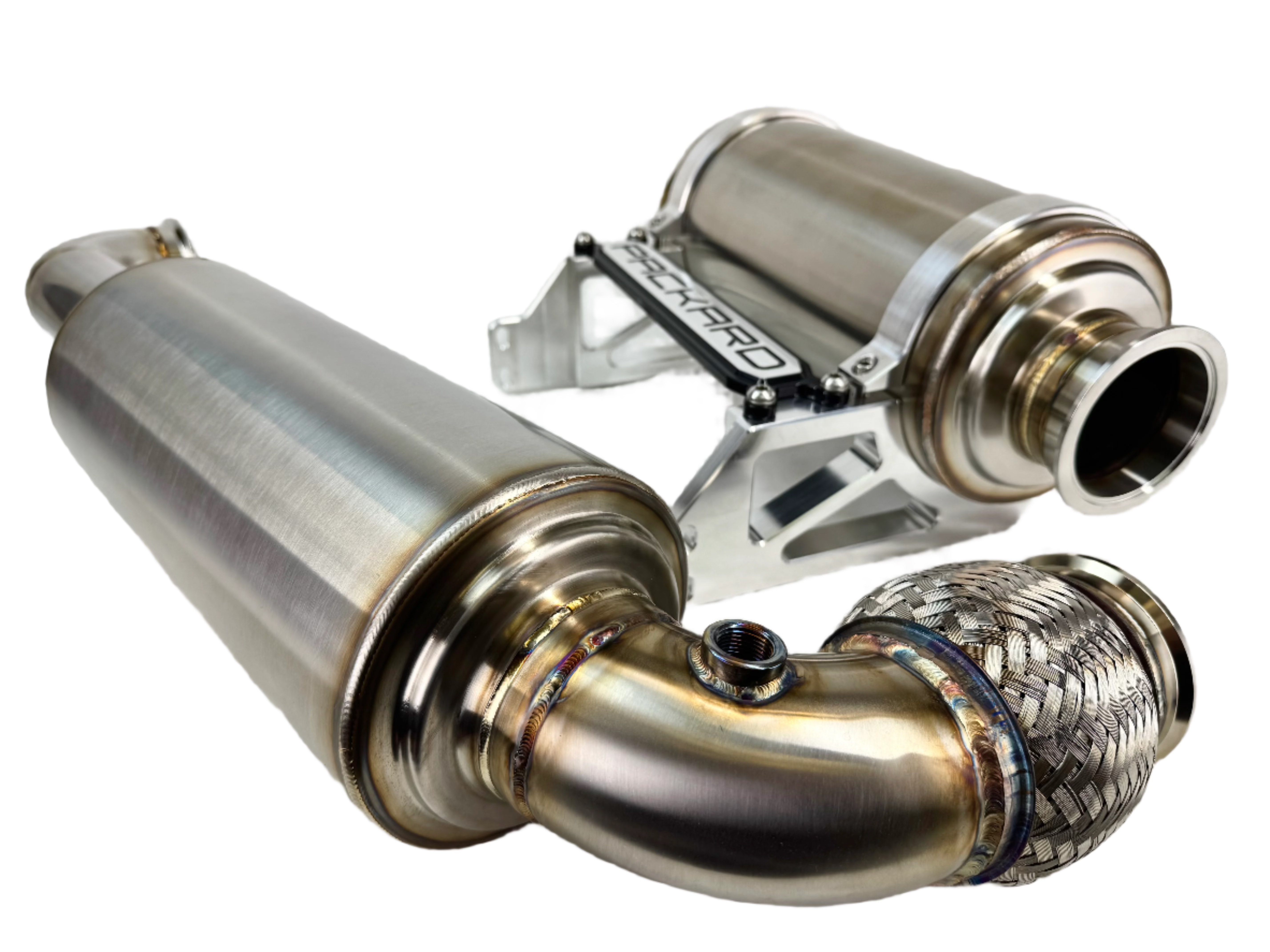 Packard Performance 3 Turbo Back Exhaust System - Dual Muffler for Can Am X3 UTV - High Performance Off-Road Upgrade for Desert Racing & Trail Riding
