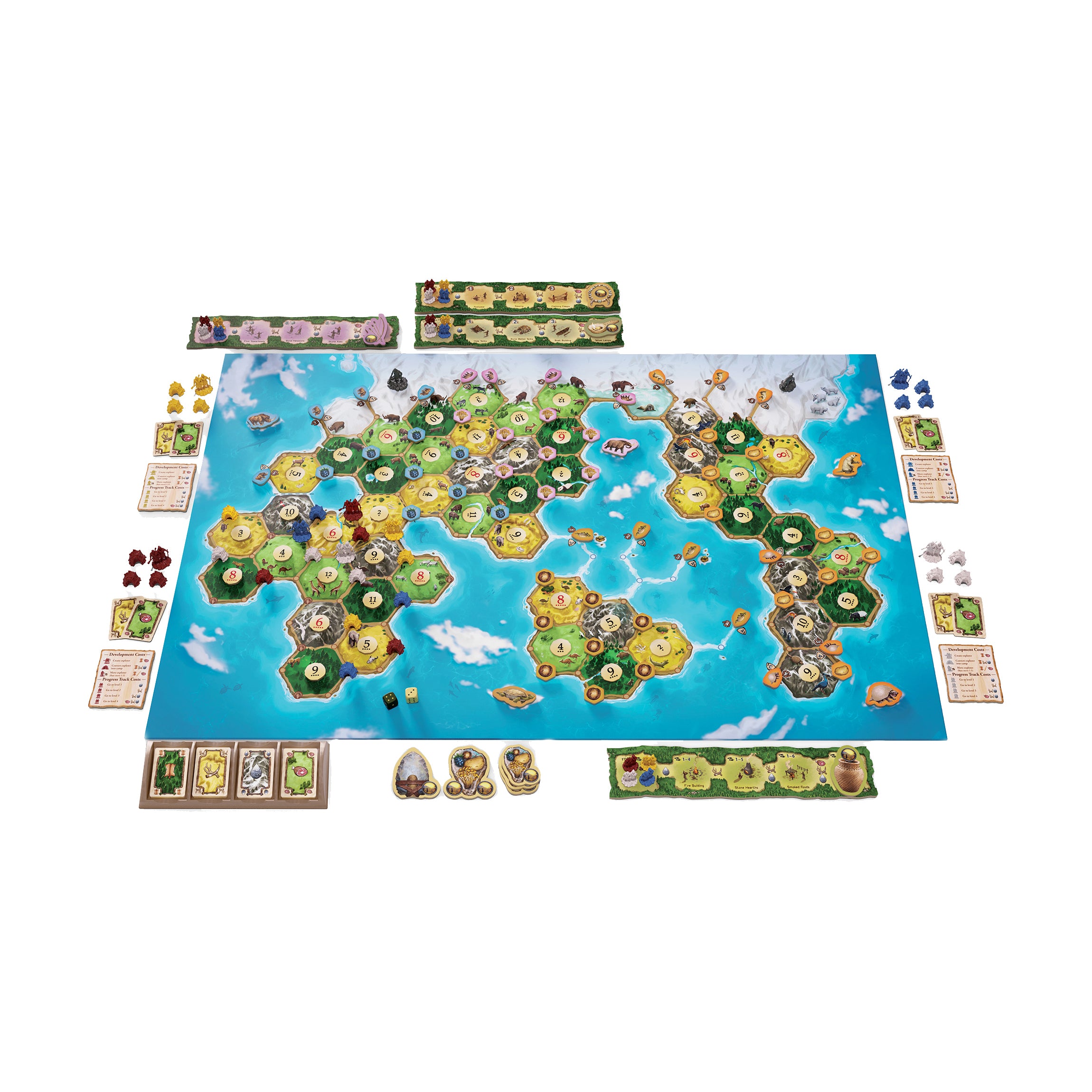 Catan: Dawn of Humankind - Evolutionary Strategy Board Game for Adults & Families | Perfect for Game Nights & Strategy Enthusiasts