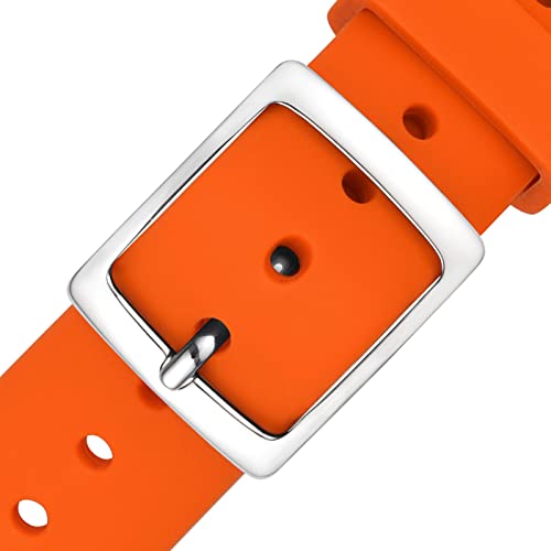 Orange/Silver Buckle
