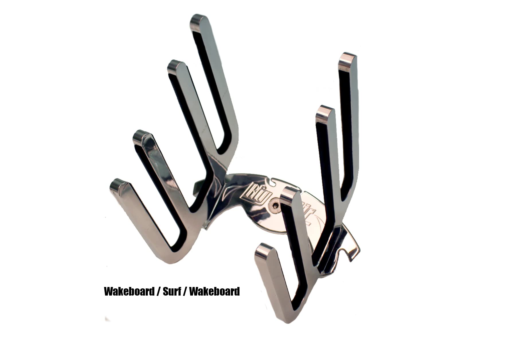 Big Air Razor Universal Triple Surf Rack - Holds 2 Wakeboards & 1 Wakesurf Board - Adjustable 2.5